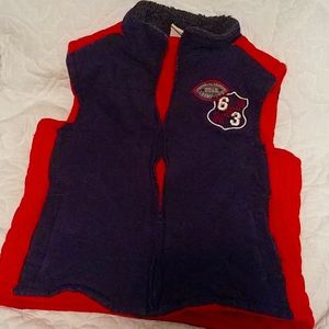 Fleece lined vest